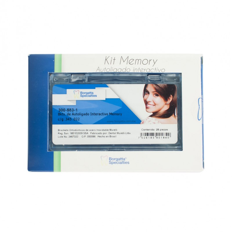 Brackets Autoligado borgatta Memory kit